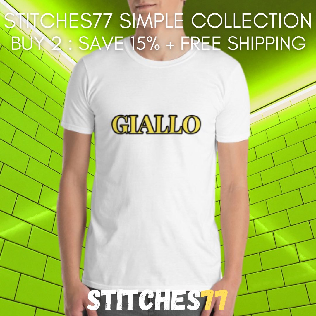 The STITCHES77 SIMPLE COLLECTION IS IN SALE! Buy 2 shirts and save 15% on your entire order! Plus FREE SHIPPING! 

#horror #horrortee #gialli #giallo #giallofilm #giallomovie #horrormovies #horrorfilms #stitches77 #argento #bava #fulci #sale #freeshipping #gift