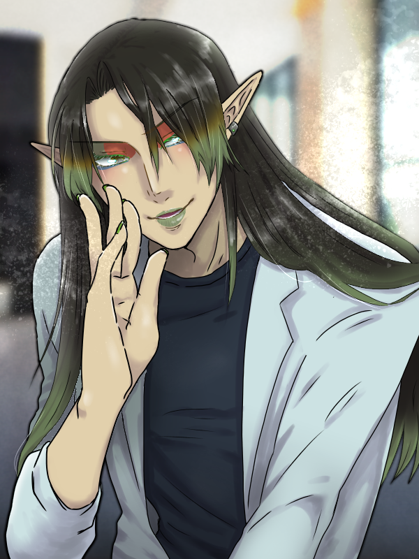 「#お花畑青空大写生大会
私服何着てもおしゃれそう好き。 」|nm_sideのイラスト