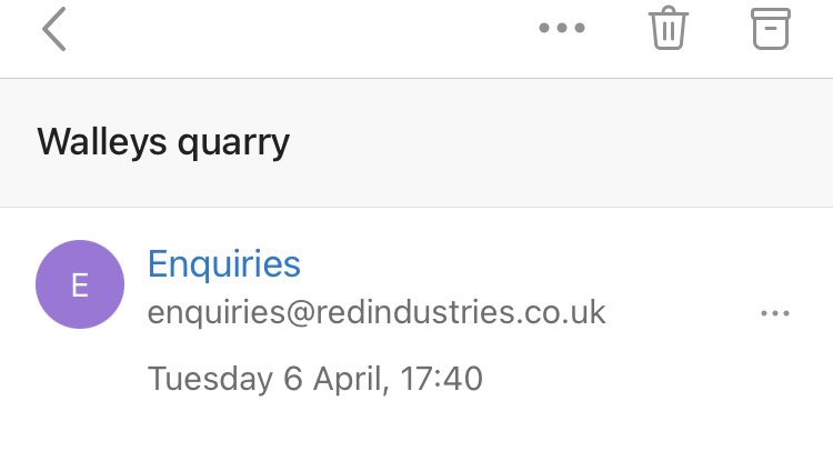 👇Waste dumping returning to Walleys Quarry Landfill for a limited period from tomorrow for the reason given by the operator RED / late notification/ no comment from <a href="/EnvAgencyMids/">Environment Agency Midlands</a> / stink continues / zero respect for the community by the operator and regulator 🖕<a href="/StinkStopthe/">Stop The Stink</a>