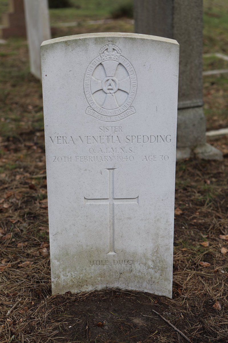 2/10
One of may favourite plots is the QAIMNS, but don’t be fooled by the name as it includes VAD and the Territorial Nursing Service. 
There are other nurses buried in Brookwood cemetery elsewhere, including Sister Vera Venetia Spedding.