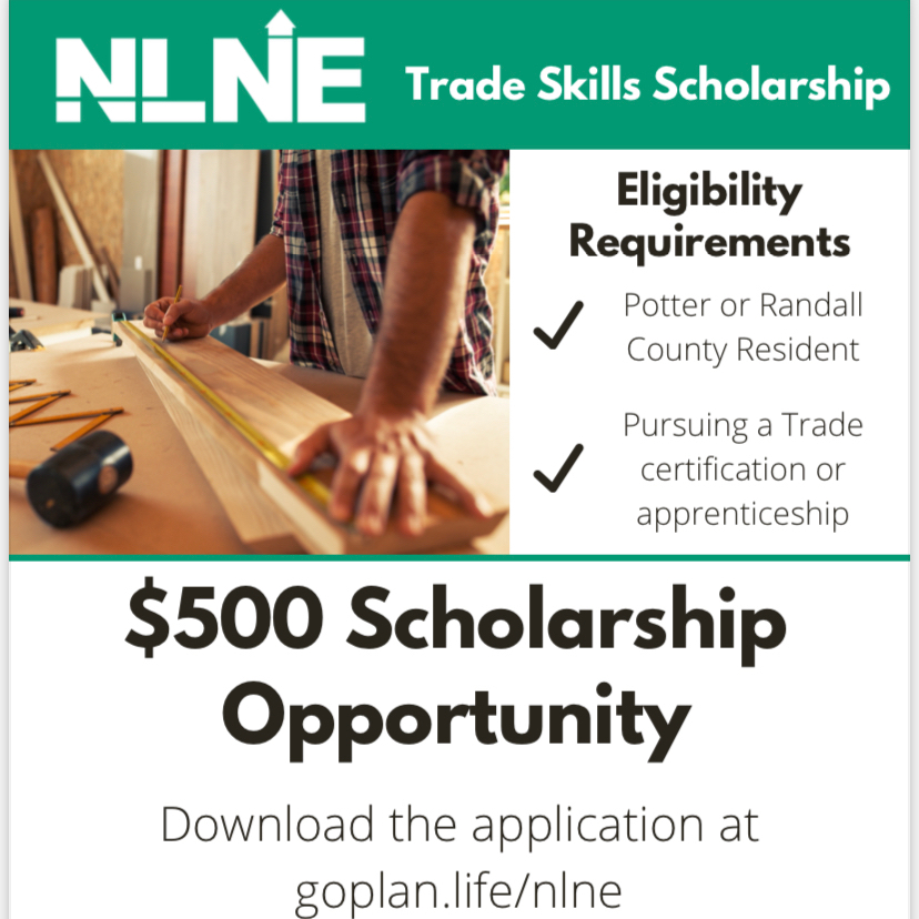 PanhandleCP's tweet image. ‼️‼️ATTENTION: Potter and Randall County residents pursuing a trade certification or apprenticeship‼️‼️ Apply today for the NLNE Trade Skills Scholarship! Deadline for applications is May 1.

bit.ly/2Q0GBme0