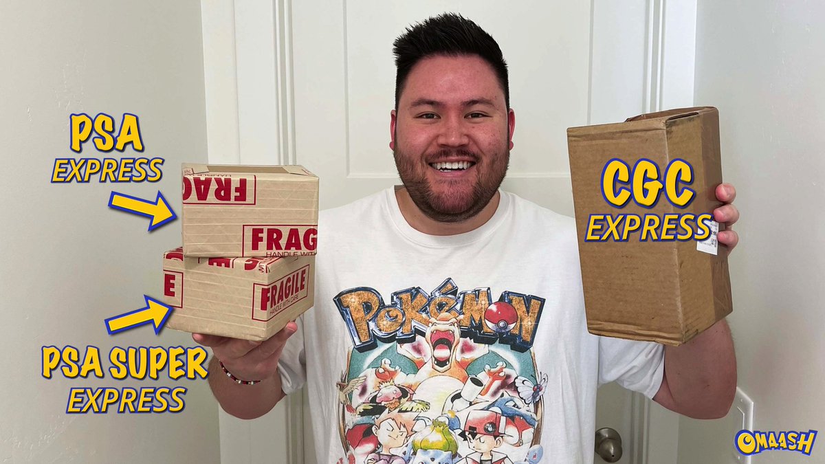 We got some speedy fast returns today and they are bangers! Go check it out and enjoy! Love showing off the Omaash Nation’s collections! #pokemon #psa #cgc #omaash #omaashnation #gradereveal youtu.be/CVKxso6AtS8