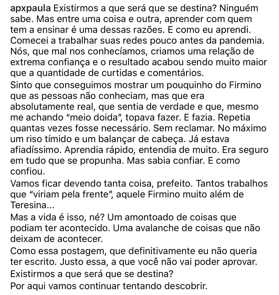 apxpaula's tweet photo. A vida é isso. Um amontoado de coisas que podiam ter acontecido. Uma avalanche de coisas que não deixam de acontecer. https://t.co/56IBlwNuWs
