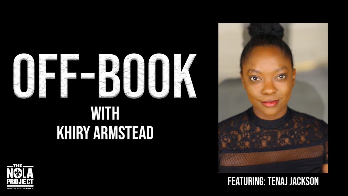 theNOLAproject's tweet photo. Episode 7 of #OffBook features #NOLA native @TenajJackson! Join Tenaj and @kayethebeast on Instagram LIVE this Saturday night. 🚫📒 https://t.co/e7tIN8p9UB