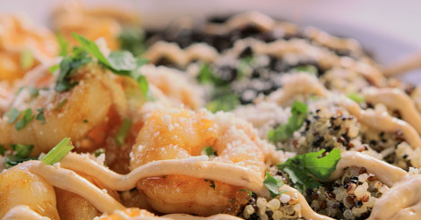 MavericksGA's tweet photo. Never skimp on shrimp. Shrimp Fresca Bowl https://t.co/CTsaBqu6HR