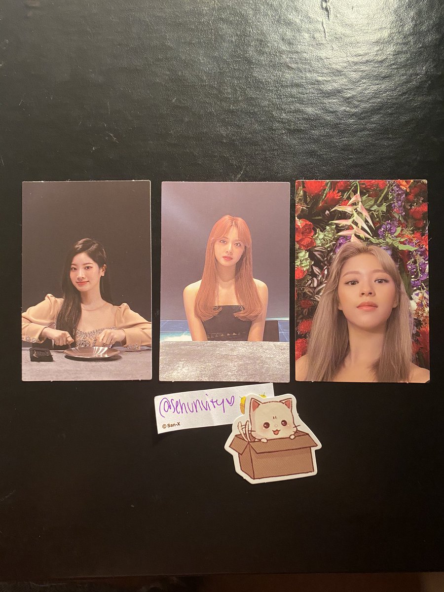 wuvkoo's tweet photo. wtt // twice 

have: eyes wide open dahyun, tzuyu , jeongyeon pcs
want: jaemin, sehun , or yoongi wls below

USA ONLY

please read rules below or i will NOT respond

@TWICE_trades @twicetradeusa @Twicetradeonce @helperkyun @usakpoptrade @twicetradings https://t.co/11HrzTY3Ea
