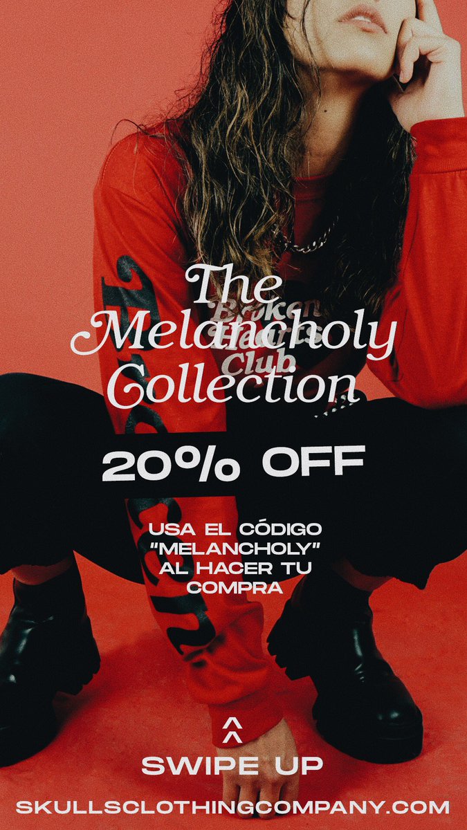 ¡Tenemos 20% OFF en la Melancholy Collection! 💔

Solo usa el código: MELANCHOLY al hacer tu checkout 🛒

skullsclothingcompany.com