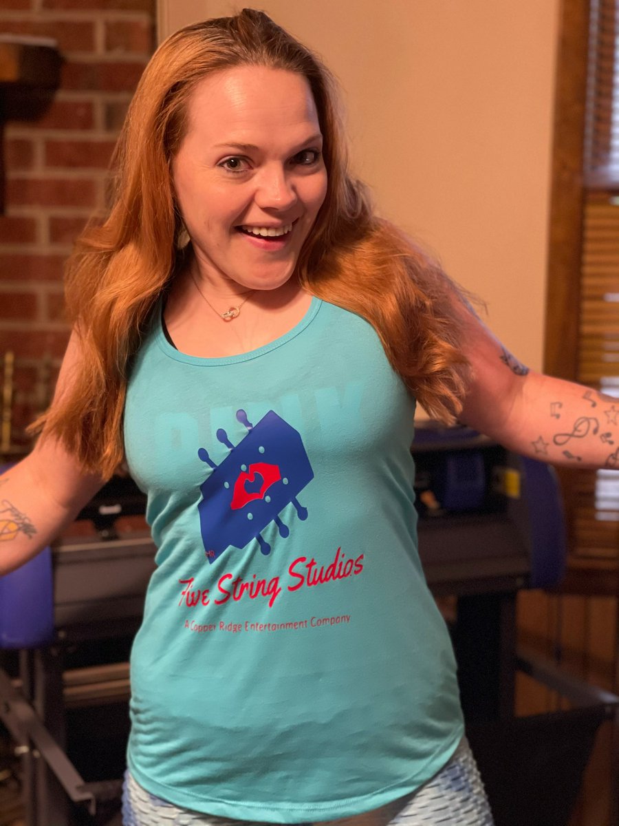 5StringStudios's tweet image. Fresh off the printer tank tops!!!! Can’t wait to launch the website next week