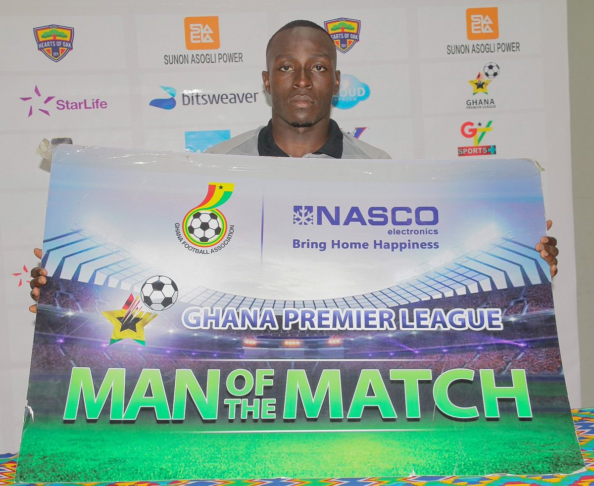 🗣️ "Personal glory is something that every player will appreciate but my target is to see the team progress first before individual glory. Am happy about the man-of-the-match but am happy most that we won."- <a href="/patrickrazak17/">PR17 (Patrick Razak )</a> 

#HeartsAduana
#Phobia
#Heartsofoak ❤️💛💙💜