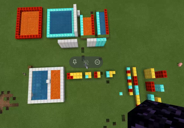 MsTMackintosh's tweet photo. #MinecraftMath with @stem_minds! I am so impressed with the math connections possible. The 5/6O Champions explored area and perimeter, fractions and patterning through Minecraft, then created signs and took pictures and inserted them into a portfolio! Mind blown! 🤩@TribuneDrive https://t.co/w3IhUL6siI