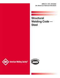 UPDATE: All CWI exams are officially using D1.1 2020.

➡Find the updated D1.1 2020 here aws.org/d1tw

➡Need some help learning how to do this? Register for a D1.1 Code Clinic aws.org/d1coursetw 

🔹⁠ ⁠

#americanweldingsociety pubs.aws.org/p/1959/d11d11m…