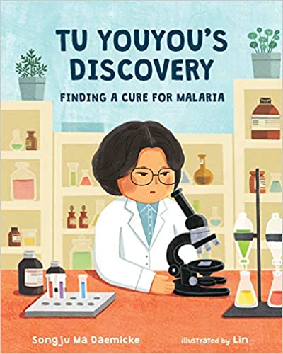 nchurnin's tweet photo. April 6, 2021 KidLitQuoteOfTheDay: "Watching the news in her Beijing apartment, Tu Youyou was distressed. Many people were suffering, and she had wanted to help save lives since she was a child."--Tu Youyou's Discovery by @SongjuD @AlbertWhitman @TheWritingBarn #shemadehistory https://t.co/0Q4Nov9a28