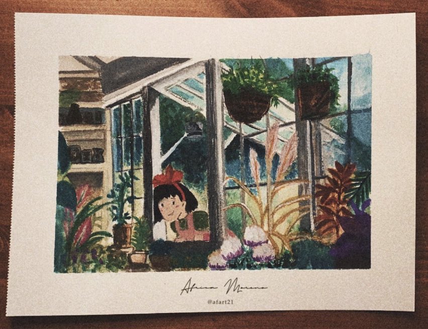 afart21's tweet photo. Kiki's delivery service 🧹#StudioGhibli https://t.co/eMdab4UpOE