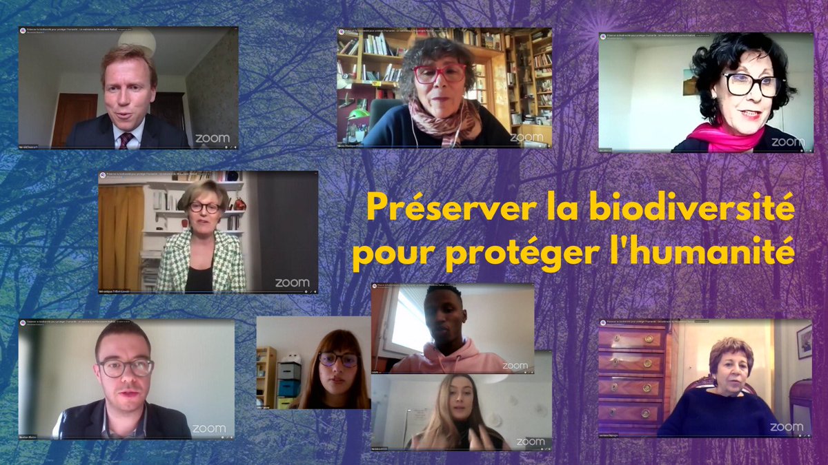gblaize31's tweet photo. Agissons transversalement au niveau européen pour préserver la biodiversité et protéger l’humanité. 
Ravi d’avoir co-animé avec @M_Boulestin notre Webinaire de #Valois. Merci à nos 3 intervenantes pour leur regard et expertise, et aux étudiants de l’association #Gamets. https://t.co/YFtAS6jQPy