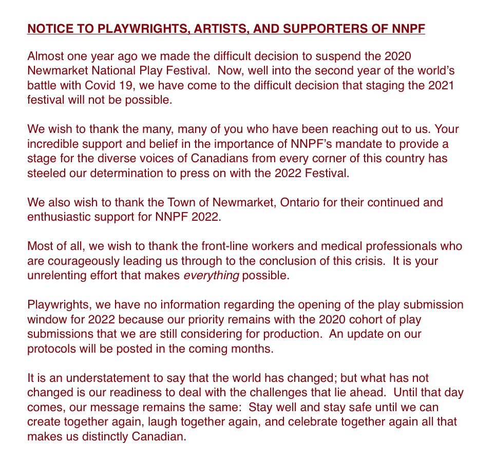 Newnatplayfest's tweet photo. https://t.co/UgioownQ0Q