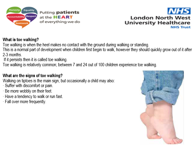 CNWL_PaedTherap's tweet image. World Autism Awareness week was commemorated at the beginning of April. Toe walking can be associated with Autism Spectrum Disorders and other conditions. Read more about toe walking below.
@LNWH_PaedTherap @TheAPCP @PositiveAutism 
#toewalking #heeltoegait  #rangeofmovement