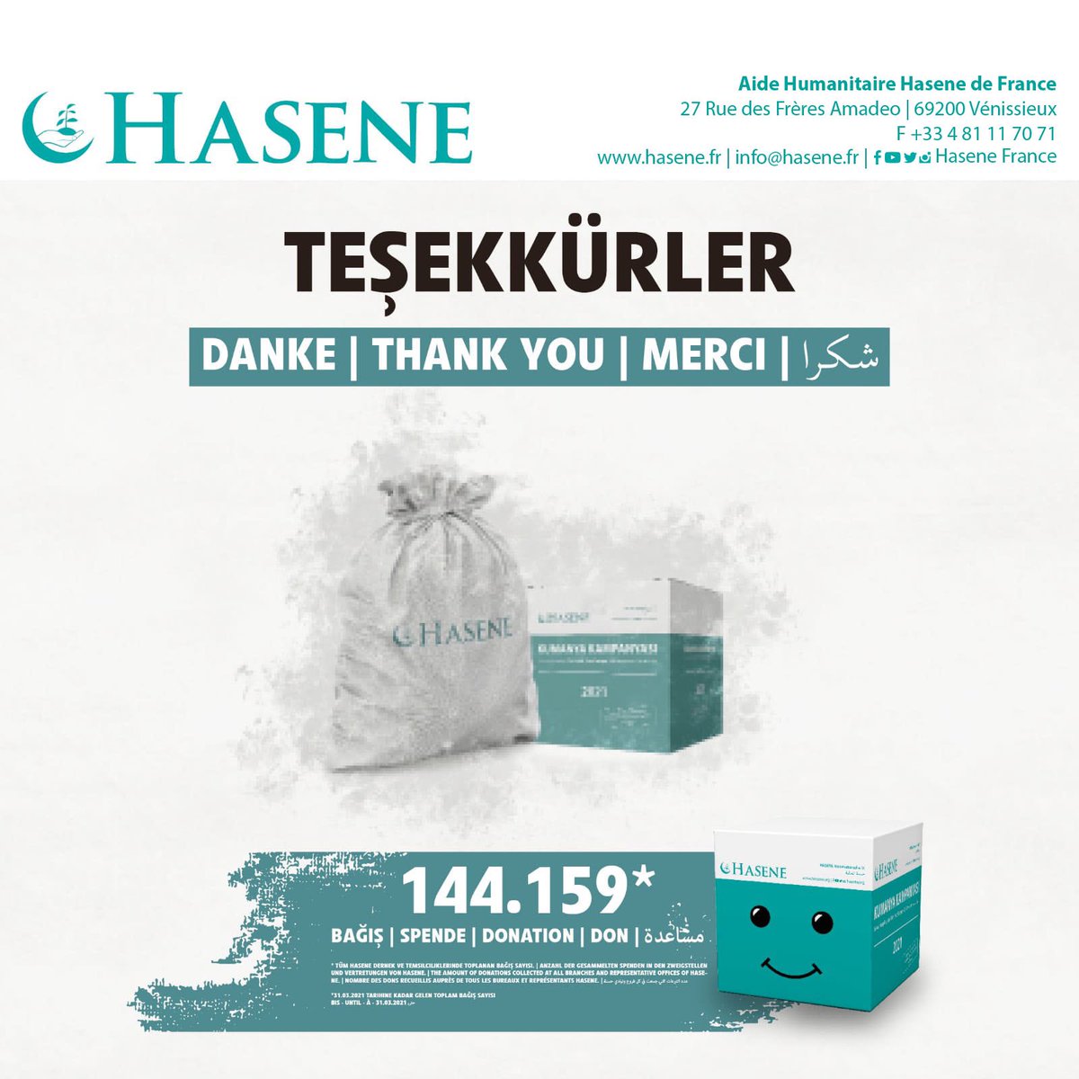 HaseneFrance's tweet photo. Merci à tous les donateurs.
-
https://t.co/ebtdGSDHEa https://t.co/tnAm7TyGPE