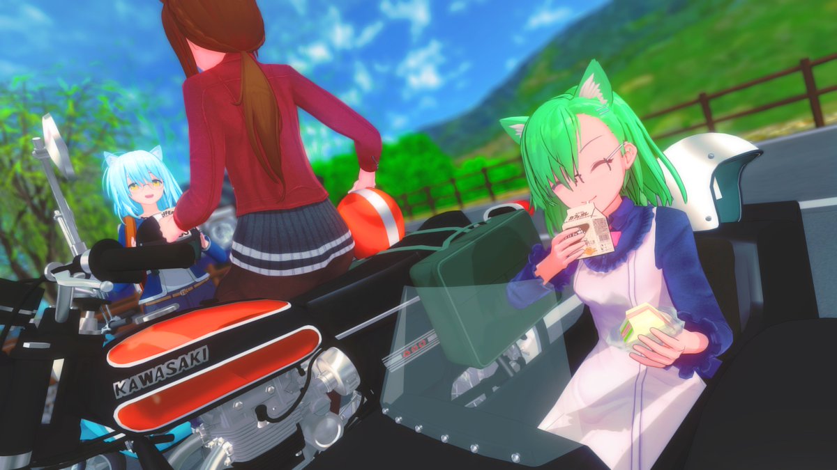 🏍️春のプチツーリング🛵(休憩中)
