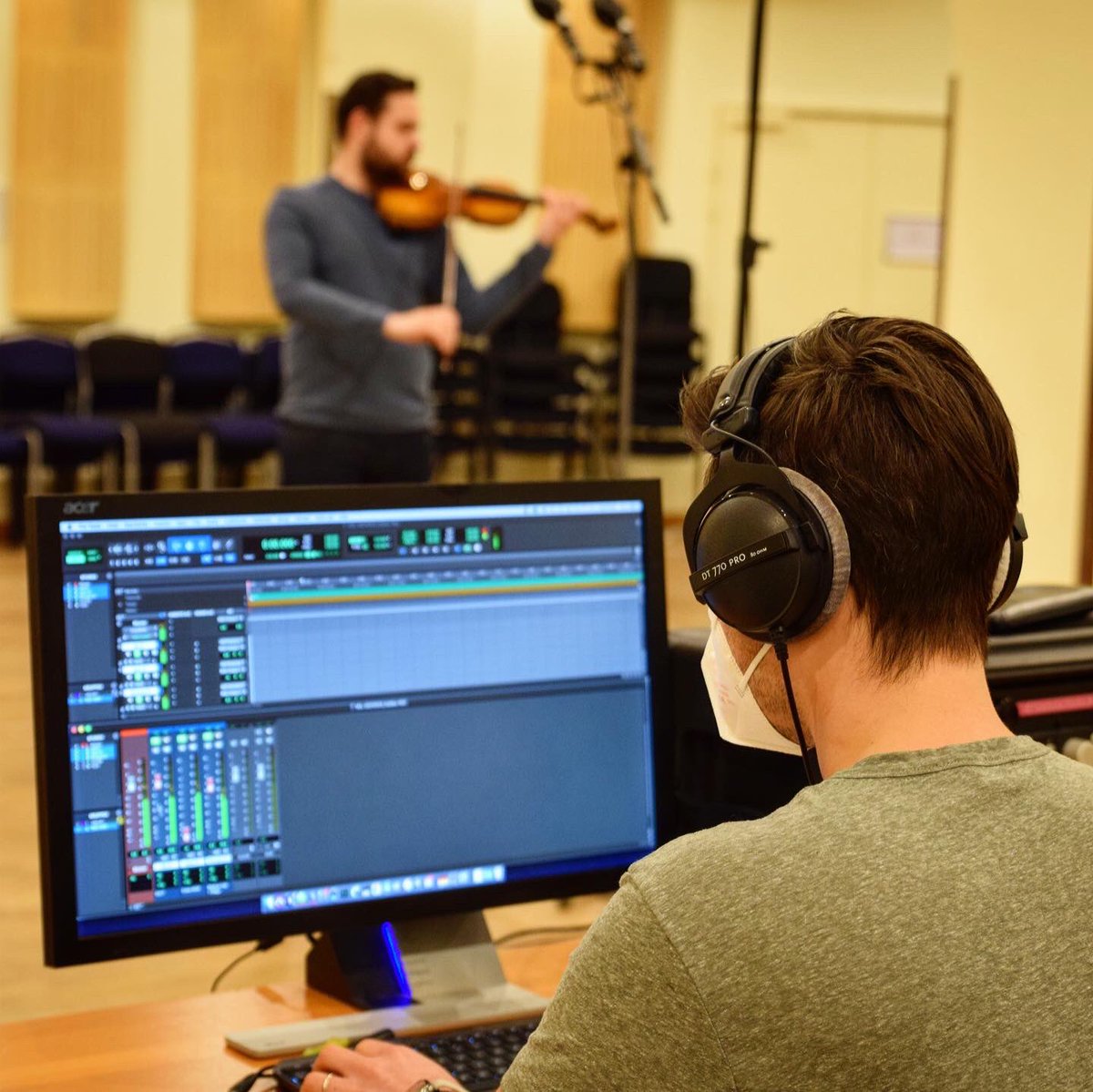 SupinMusic's tweet photo. DALIBOR KARVAY I This week we recorded Eugene Ysaÿe‘s Sonata N.2 for an upcoming video for violin virtuoso @dalibor_karvay at the @wienerkonzerthaus.  #daiborkarvay #artists #Management #künstleragentur https://t.co/o8EAPdRZ2M
