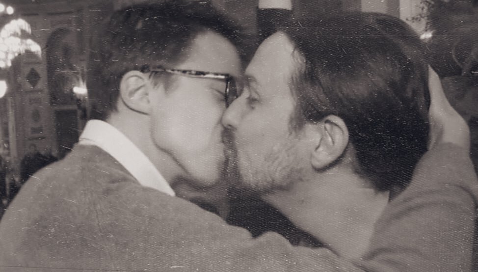 akapoulainne's tweet photo. my grandpa fighting for gay rights during Franco’s dictatorship 
Madrid 1955 https://t.co/UoFC6YxtF7