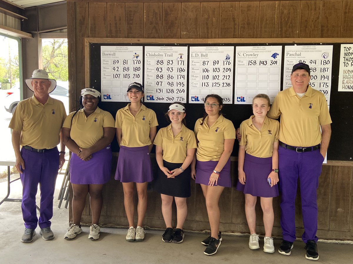 Coach_Bode's tweet image. District 3-6A CHAMPS! Big Congrats to this group for being the first in school history! Awesome job, Ladies and Coaches! #WWW @ChisholmTrailHS @emsisdathletics