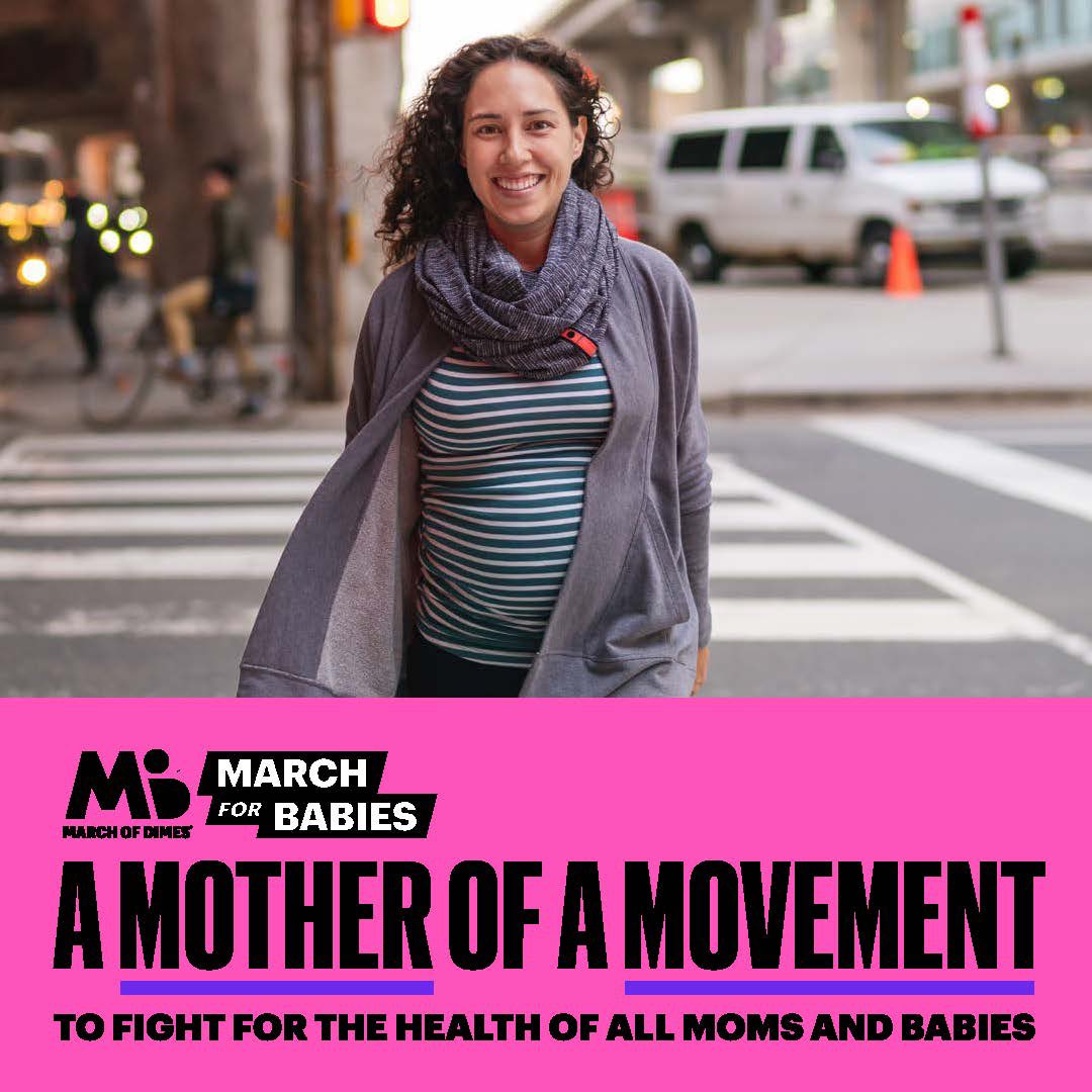 ¡Únete! Be part of a movement for change to make America a more equitable place and ensure that EVERY mom and baby is healthy. 💖 Join @MarchofDimes #MarchforBabies: A Mother of a Movement today so your team can step up for moms and babies. 🙌🏻
Visit ➡️ marchforbabies.org
