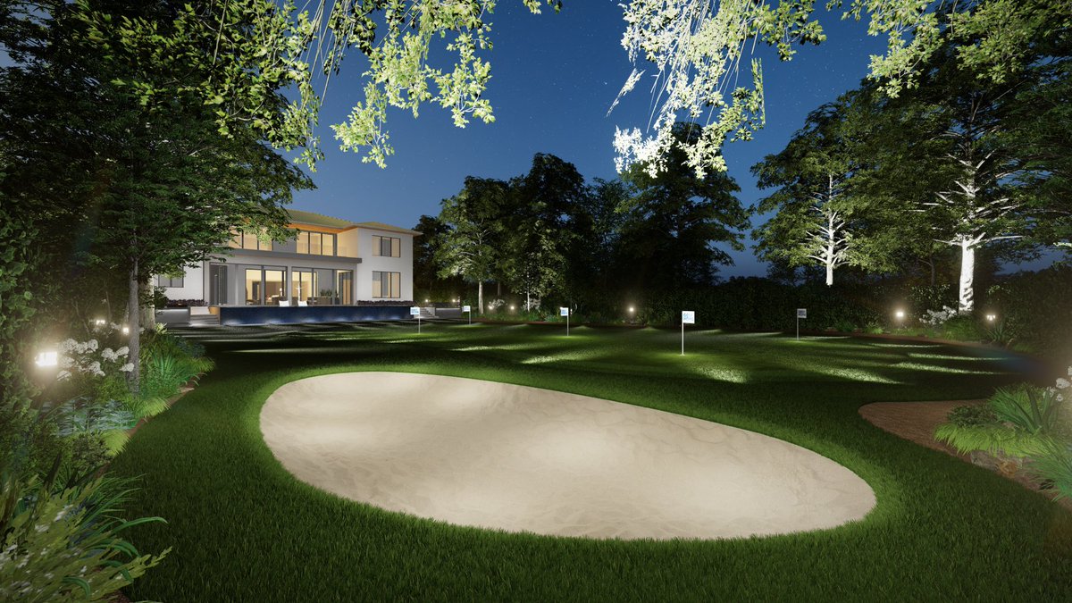 Golf4Home's tweet photo. 🚀launching 8th April 🙌

if you’d like an amazing #puttinggreen for your #garden that is #professionally #designed &amp; #built then get in touch 👋

#putting #bunkers #lights #flags #bluetoothspeakers #chippingarea #golf ⛳️
sales@golf4home.com 

#wetherbyhour https://t.co/gxlobYrCAY