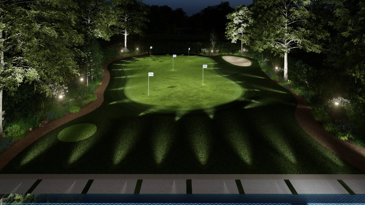 Golf4Home's tweet photo. 🚀launching 8th April 🙌

if you’d like an amazing #puttinggreen for your #garden that is #professionally #designed &amp; #built then get in touch 👋

#putting #bunkers #lights #flags #bluetoothspeakers #chippingarea #golf ⛳️
sales@golf4home.com 

#wetherbyhour https://t.co/gxlobYrCAY
