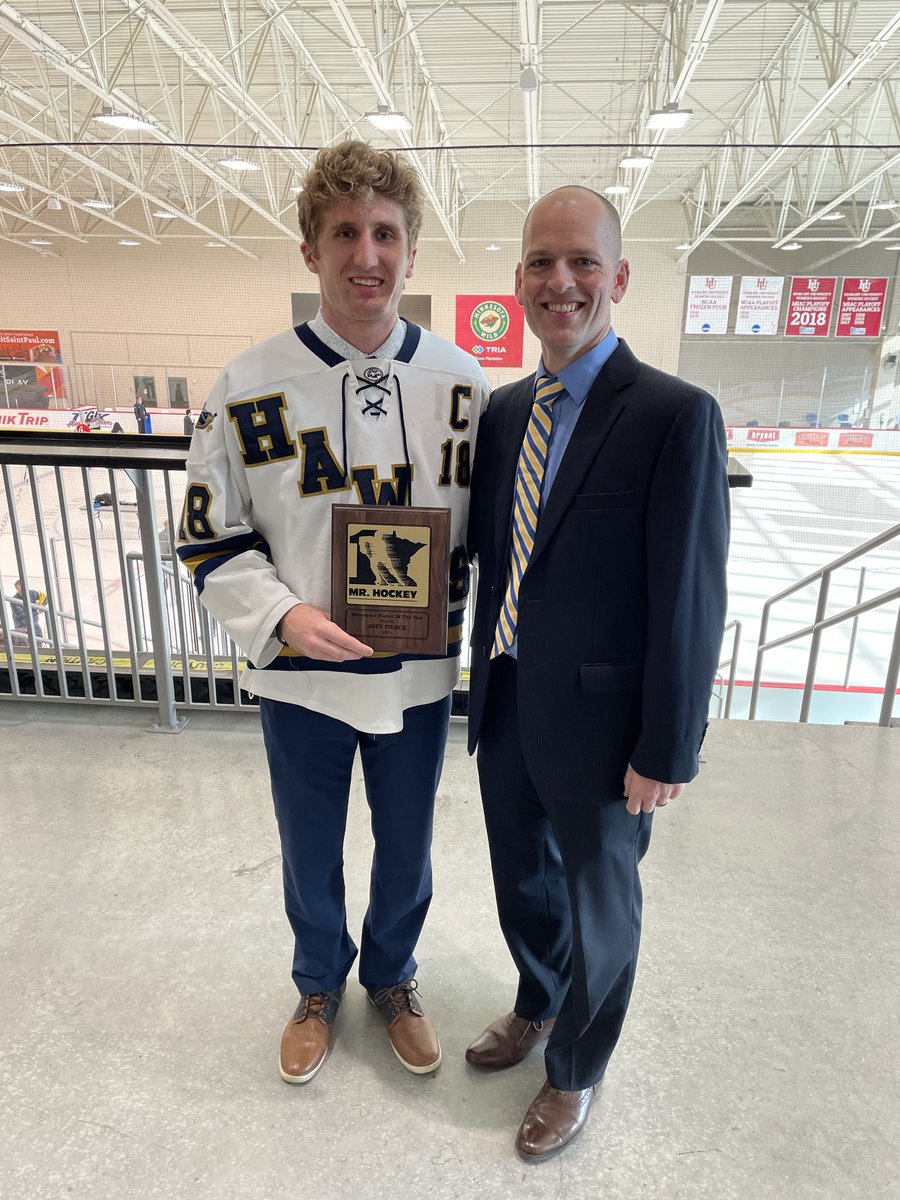 Congrats on a terrific HHS career ⁦<a href="/JoeyPierce16/">Joey Pierce</a>⁩ so blessed to have you in my life. Honored to have you as our captain and even more honored to now call you a friend. Can’t wait to watch what your hard work brings in the future!
#hawkeytradition 
#unitedpursuit
