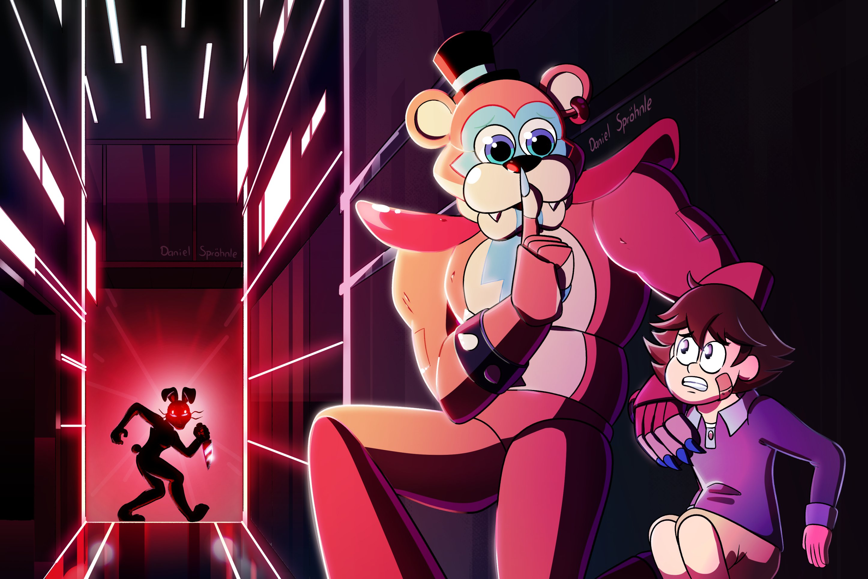 SomeIvan on X: That's a solid 30 hours worth of Fnaf art  #fnafsecuritybreach #fnaffanart #FNAF #fnafsb  / X