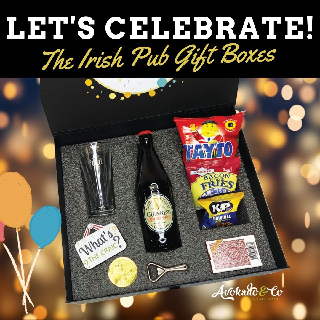 AvokadoC's tweet photo. **All New Irish Pub Gift Boxes**... The Gift of Sharing A Round With Someone! #irishgiftboxes #buyirish #goingforapint #irishpub #tismyround #tisyourround #irishsayings #irishmammy #gaspingforapint #lockdowngift https://t.co/4X6AB4KZ1S