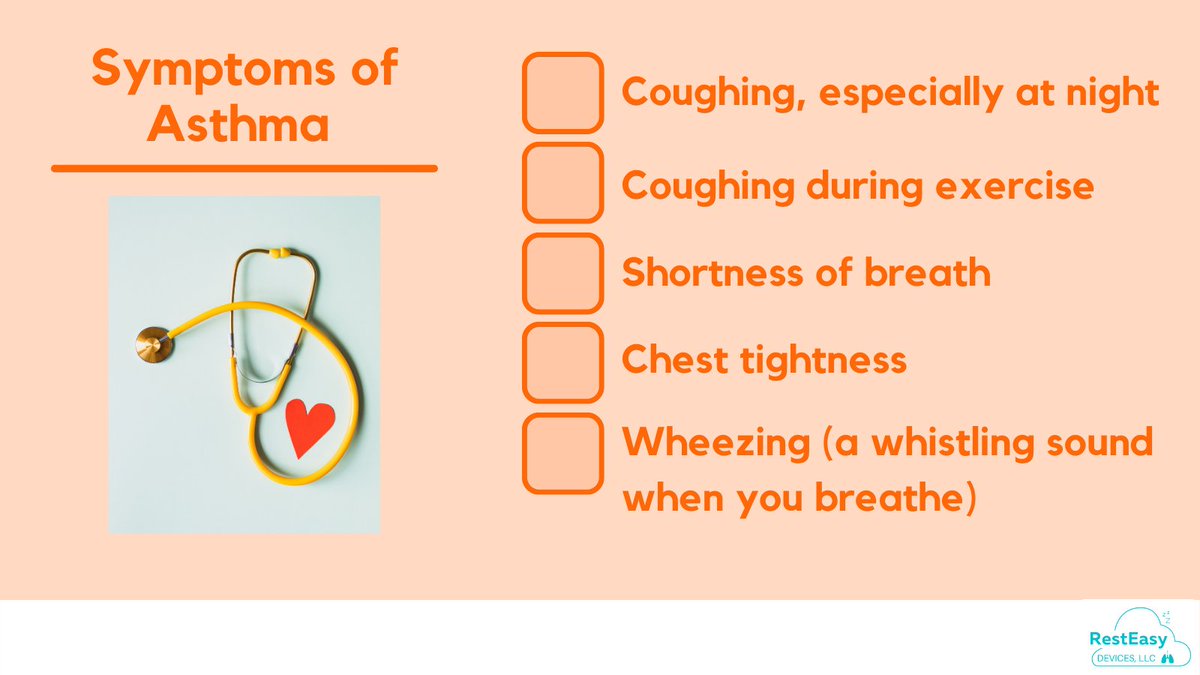 RestEasyDevices's tweet photo. Know the signs, and know the triggers: stay ahead of asthma. #asthma #allergies #covid #healthylifestyle https://t.co/z4kuKlLsq4
