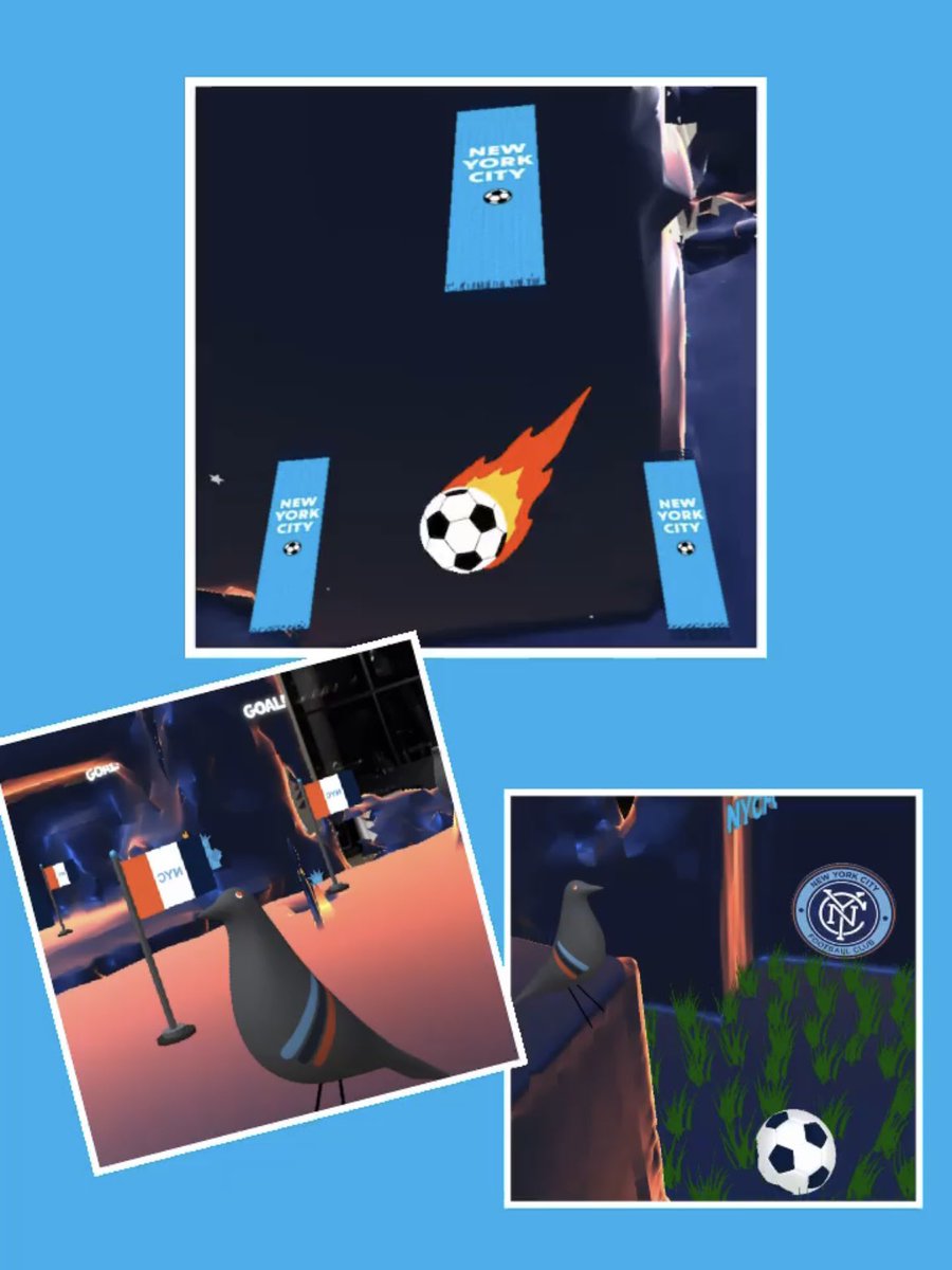A few screenshots from my creative  #augmentedreality prototype... #soccer  #nycfc  #mls  #futbol