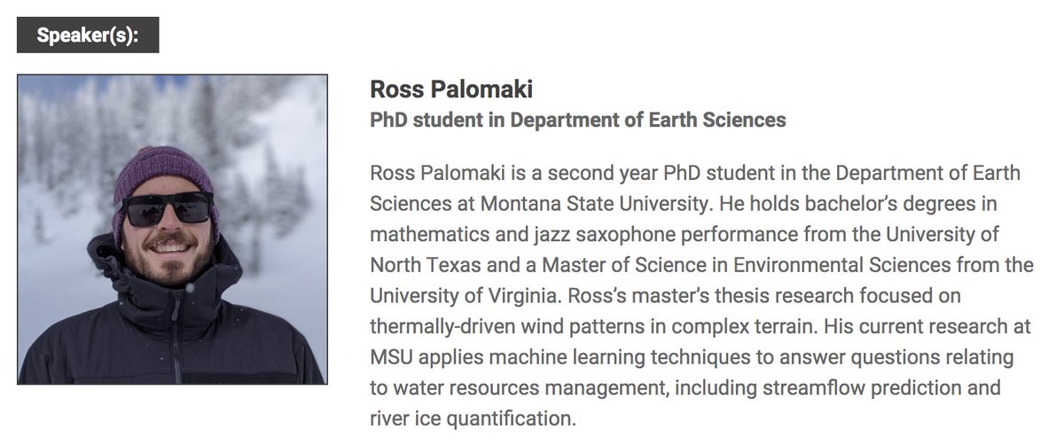 MTIoE's tweet photo. IoE Rough Cut Seminar Series- Join us today, 4/7
@12pm to hear Ross Palomaki's presentation on Measuring and monitoring river ice using UAV and satellite imagery #IoERoughCut 
https://t.co/otfPx1rLqA https://t.co/Ga5n5Y7xXM