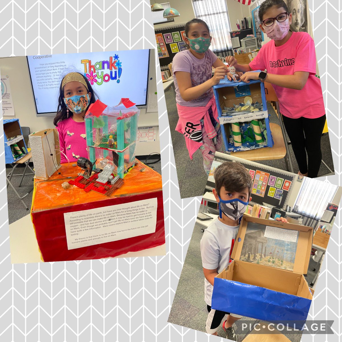 DLI showcasing their Enigma Projects! 👏🏻👏🏻@DCEtrailblazers <a href="/Ms_Camarillo4th/">Alejandra Camarillo</a> @MsRojas4thgrade @CoppellGiftedEd