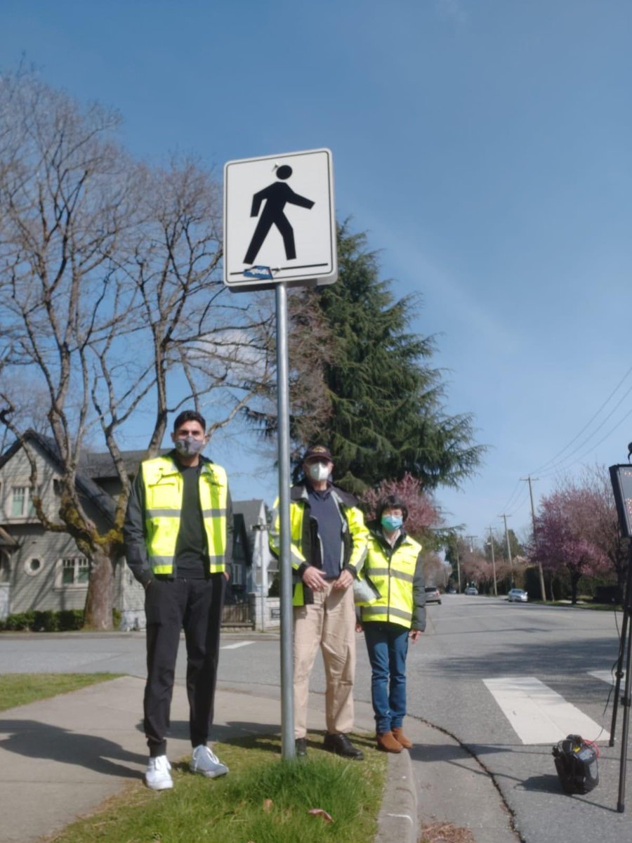 KOMCPC's tweet photo. Yew St &amp; W 49th Ave Speed Watch complete.

We have been aware of the issues at this location and are doing everything we can to have them resolved. 

#communitypolicing #speedwatch #komcpc #icbc https://t.co/VnZFV9Pk4Z