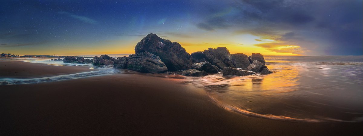 Rock Stars. Bear rock on Spittal beach under a starry sky. <a href="/VisitNland/">Visit Northumberland</a> <a href="/discovernland/">Discover Northumberland</a> <a href="/spittalisgreat/">Spittal Improvement Trust</a> <a href="/visitneengland/">Visit North East England</a> <a href="/NlandNP/">N'land National Park</a>
