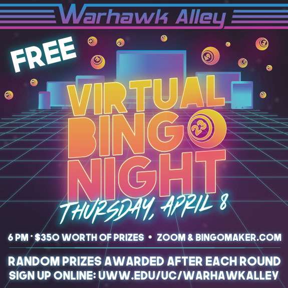 uc_entertain's tweet photo. Join us for our final Bingo of the semester this Thursday at  
6 p.m. We will be giving out over $300 dollars in prizes! The link to sign up is below!
https://t.co/5haUea9z0X https://t.co/hPX1alns4l