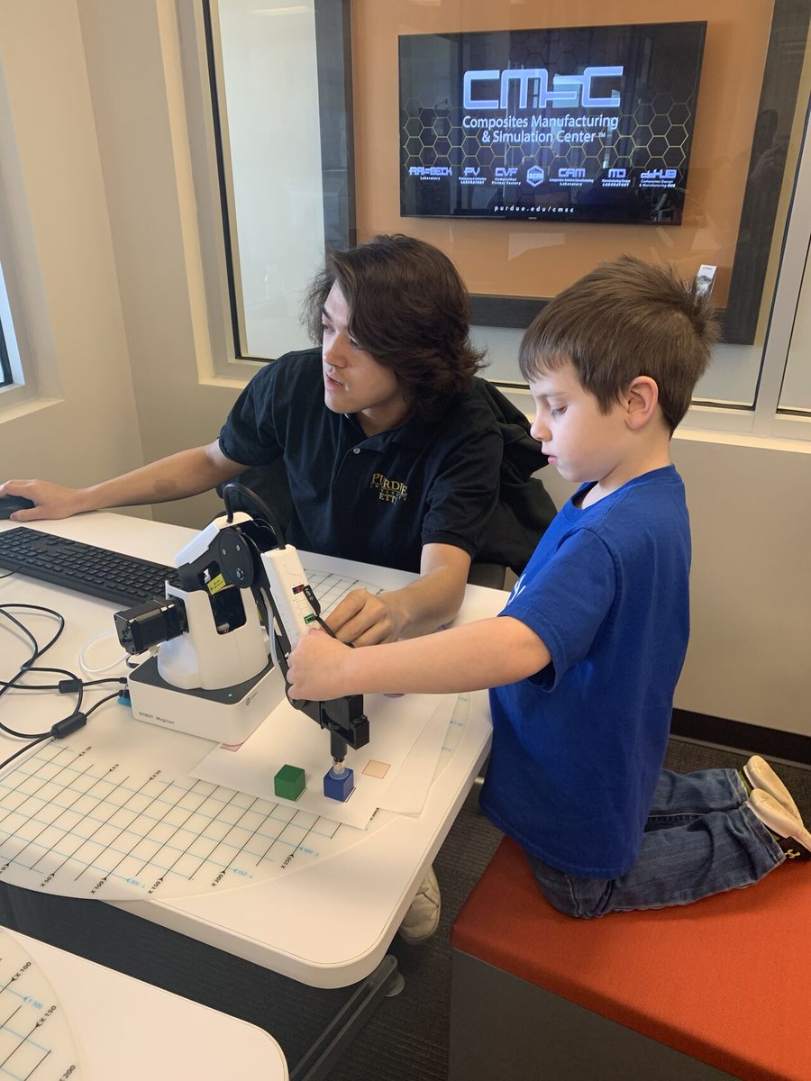 PurdueINMaC's tweet image. From K-12 #stemcurriculum in the classroom to summer camps focused on #robotics, IN-MaC supports multiple programs around the state that increase opportunities and challenge perceptions in manufacturing.

#FutureWorkforce #NationalRoboticsWeek