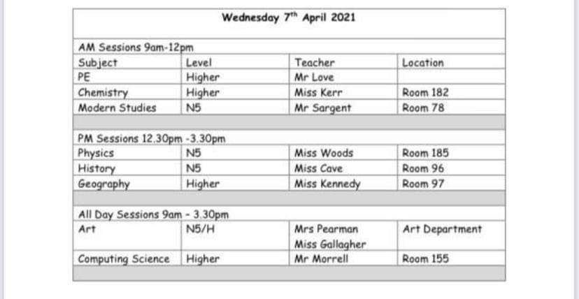 Hope you see all our senior Art Pupils tomorrow 😎🎨 @lochendh