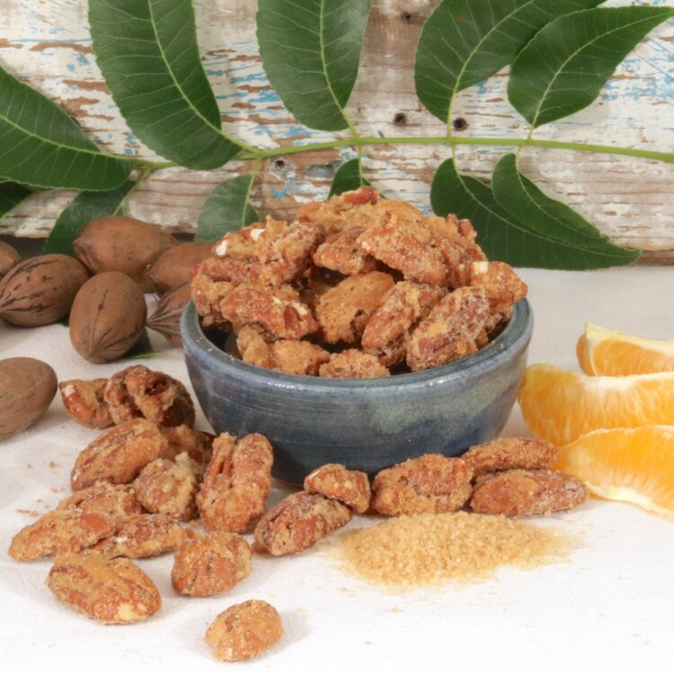 Our Sweet Orange Pecans taste like happiness and sunshine with every bite. To celebrate #NationalPecanMonth, you can shop all of our gourmet pecans on our website for 10% off this week only! Enter code NATIONAL10 at checkout for discount. Offer valid until April 11 at 11:59 PM.