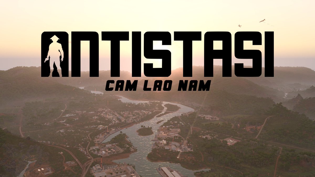AntistasiO's tweet photo. We are happy to announce that Antistasi will have S.O.G. Prairie Fire DLC compatibility from the get go!!
And let me tell you, Antistasi Cam Lao Nam will be the most unforgiving but also most rewarding map there is!!
Thank you @SavageGameDes for that awesome opportunity! https://t.co/chpY9ff5XU