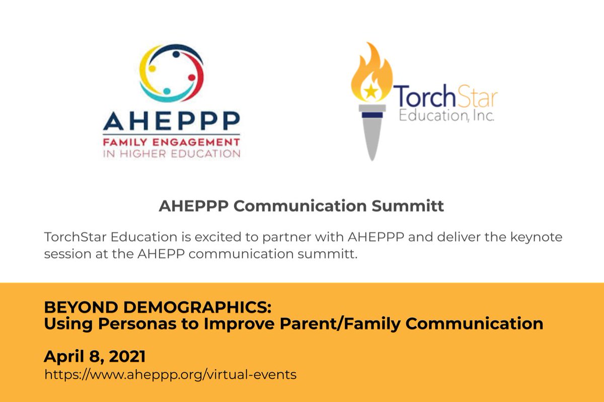 torchstared's tweet image. @torchstared is excited to partner with @aheppp to present #parentpersonas