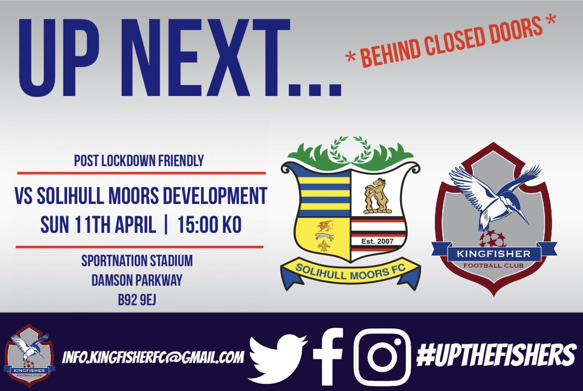 kingfisherwomen's tweet photo. UP NEXT | 

Our Ladies return to football with a friendly away vs @smwfcofficial Development on Sunday. 

#UpTheFishers 

🔵🔴⚽️ https://t.co/eIyKYjiIFy