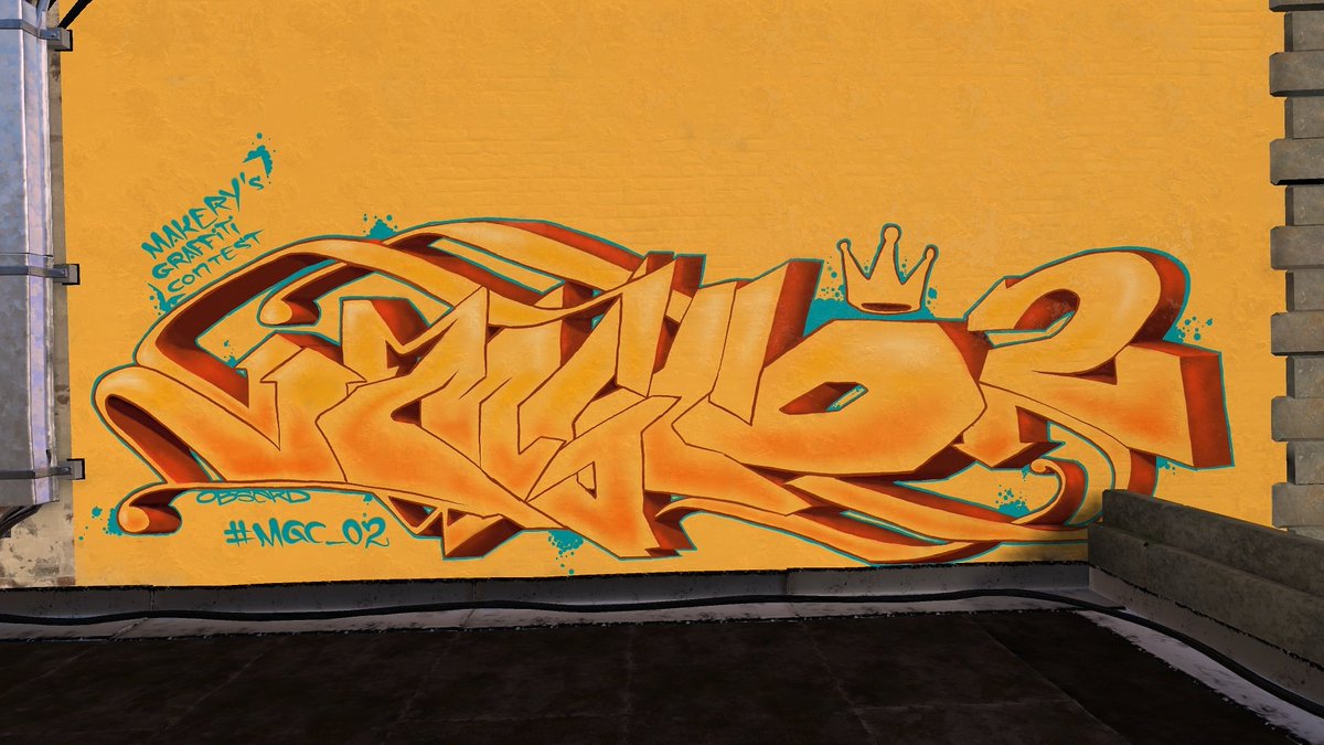Obserd_'s tweet image. Obserd Kingspray Vr Oculus Quest 2
Makery's Graffiti Challenge 
Word: MGC_02 
#kingspraygraffiti #graffitiart #kingspray #graffiti #kingsprayvr #art #obserd #digitalart #vr #vrgrafitti #vrartist #digitalgraff #digitalgraffiti