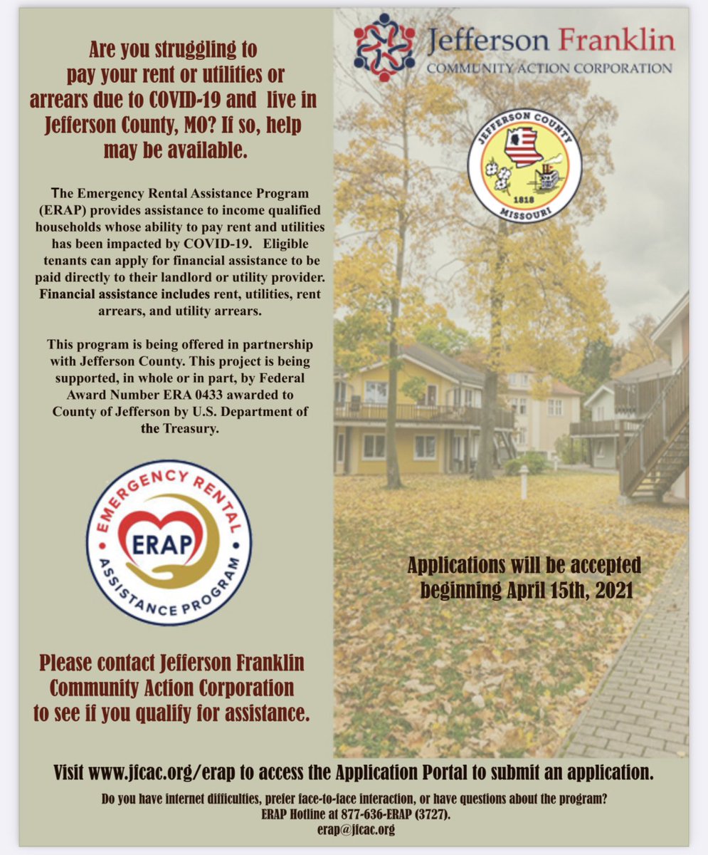 FoxFedPro's tweet image. Community resources available from the Emergency Rental Assistance Program.