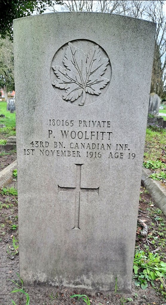 InscriptionsWw1's tweet photo. #RememberedHere
Philip Woolfitt
Died of wounds 1 November 1916
Aged 19
#CanadianInfantry
#NewarkCemetery #Newark #NewarkUponTrent #Nottinghamshire
#WW1 #LestWeForget
Online records via https://t.co/a9G6q47gAO https://t.co/gU9UTtrMPt