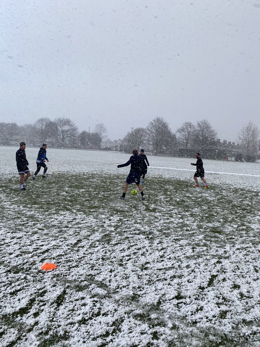 Bit of a cold training session in random weather conditions....