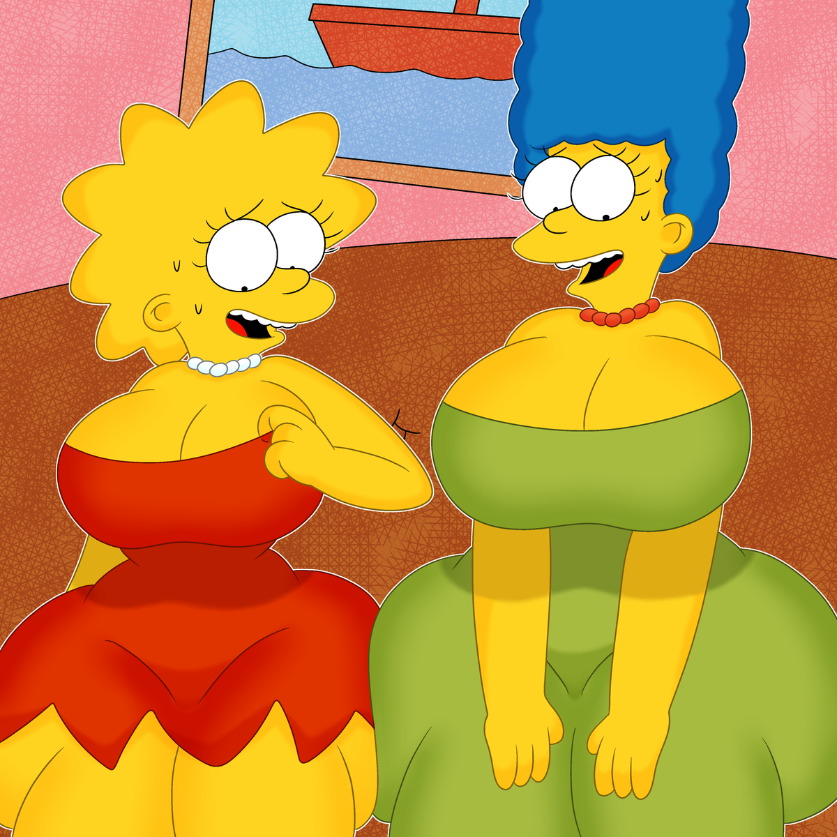 Sometimes it's fun to draw something weird and straight up cursed. But, I'd be down for doing more. I realize I've been a fan of The Simpsons since a kid. Although I don't remember watching it that much.