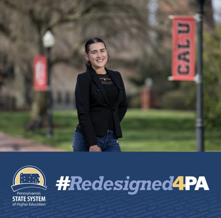 “As graduation approaches me, I look back and reflect on all of the extraordinary opportunies Cal U has given me. My college experience has truly been irreplaceable.” Amanda Considine, SGA President